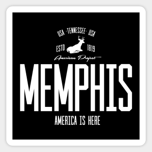 USA, America, Memphis, Tennessee Magnet